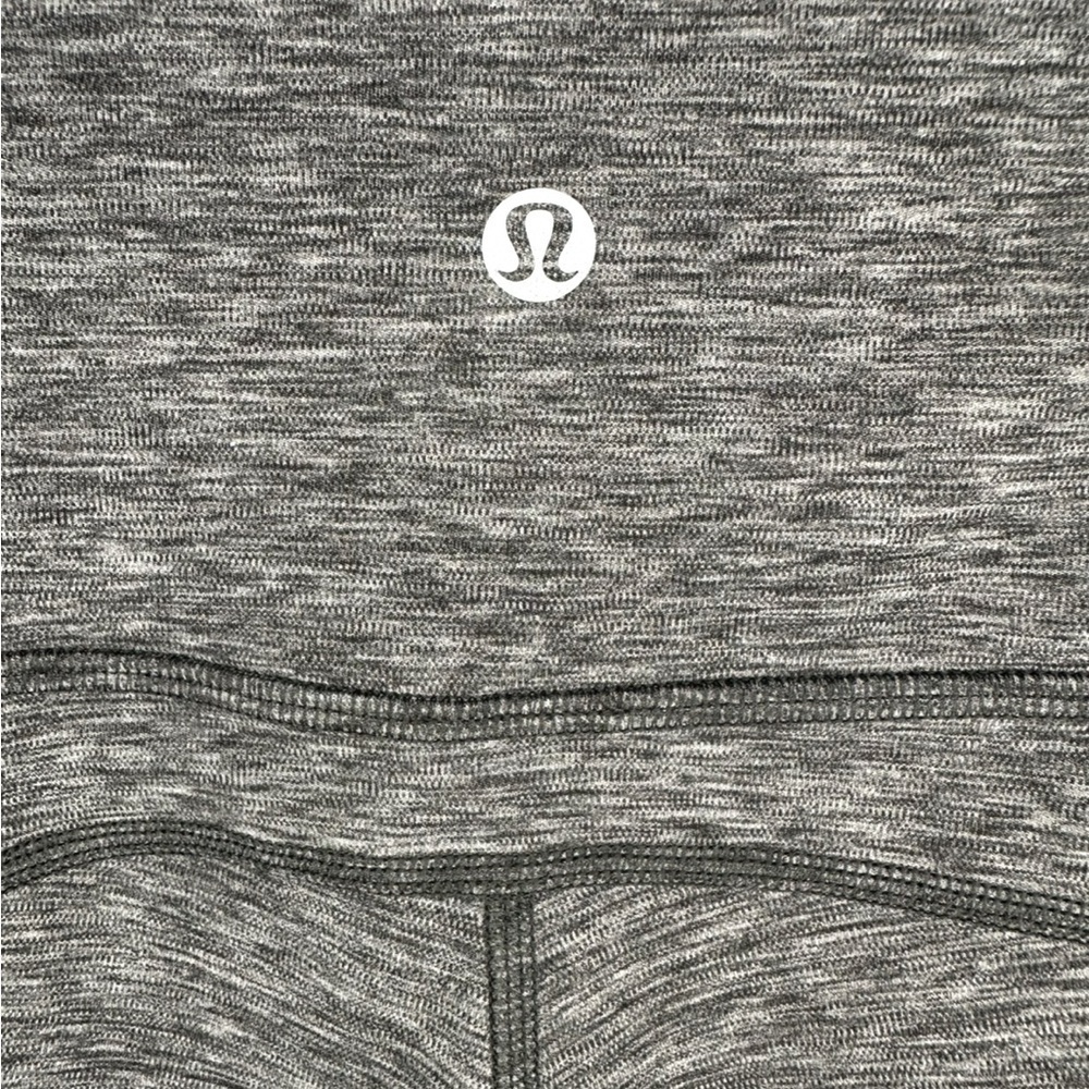 Lululemon Heathered Grey Super-High-Rise Flared Pant Nulu Women’s Size 10 - Picture 5 of 6